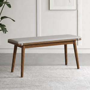 Legnano Dining Bench, Claro Walnut, 1.4M
