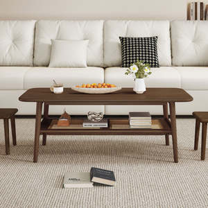 Remini Coffee Table, 1.3M, Walnut