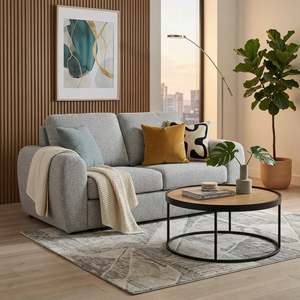 Orvieto Two Seater Sofa, Grey