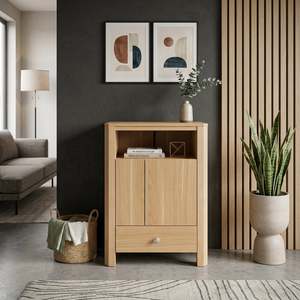 Clearance: Pereta side Cabinet, Oak