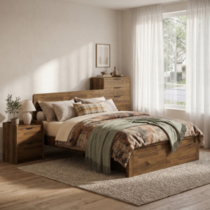 Storage Bed Frames: Corsi Storage Bedframe, Queen