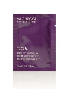 Vagheggi 75.25 Sample Longevity Night Cream 3ml x 5pcs