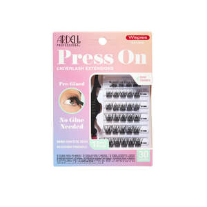 Ardell Pre-glued Press On Underlash Extensions -  Wispies Natural 30pc