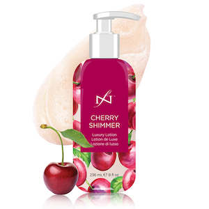 Famous Names: Famous Names Cherry Shimmer Luxury Lotion 236ml