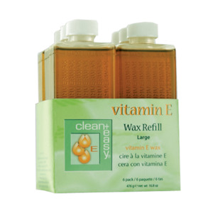 Clean & Easy Vitamin E Leg Refill 6 Pack