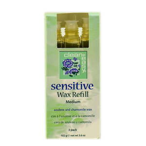 Clean Easy: Clean and Easy Sensitive Wax Refill Medium 3pk