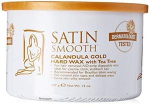 1: Satin Smooth Hard Wax Calendula Gold with Tea Tree Oil 397g