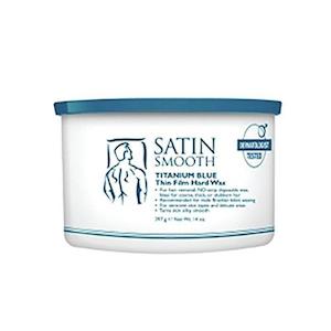 Satin Smooth Titanium Blue Thin Film Hard Wax 397g
