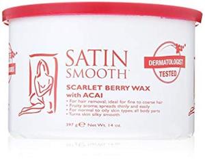 Satin Smooth: Satin Smooth Scarlett Berry Strip Wax with Acai 397g