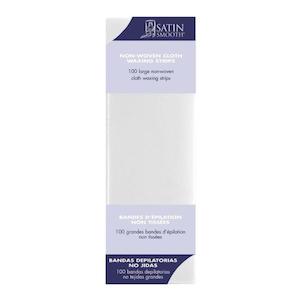 Satin Smooth: Satin Smooth Large Non-Woven Cloth Waxing Strips 100 pack
