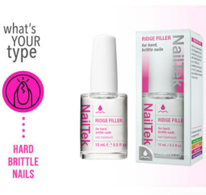Nail Tek Ridge Filler For Hard Brittle Nails 15ml
