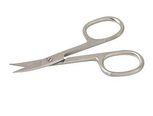 CURVED CUTICLE SCISSORS