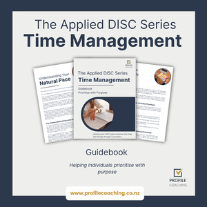 Products: Time Management for Individuals Profile Coaching