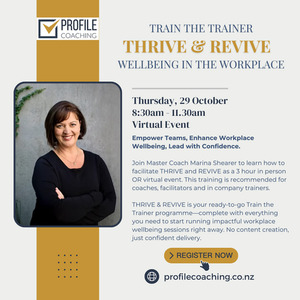 Thrive and Revive: Train the Trainer Profile Coaching