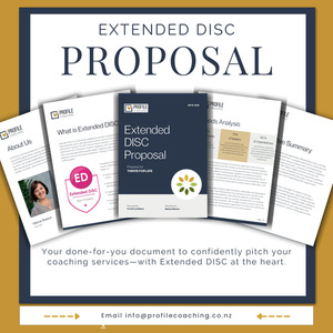 Products: DISC Coaching Proposal Template Profile Coaching