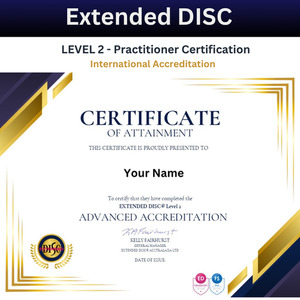 Level 2 Extended DISC Certification Dunedin September 16/17 2026 Profile Coaching