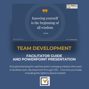 Coach: Team Development Facilitator Guide and PPT Profile Coaching