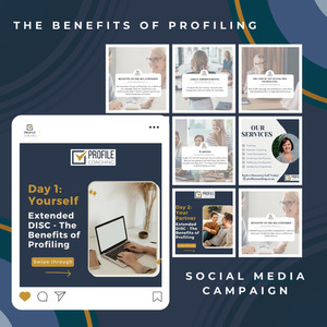 Products: 9 Days of DISC Relationship Benefits SocialMedia Package Profile Coaching