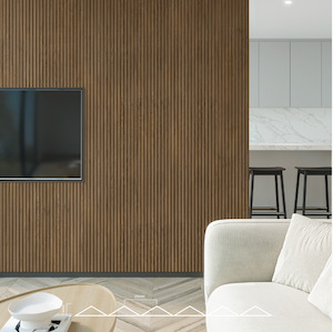 All: Linear FlexFold - Peaks - Black Walnut