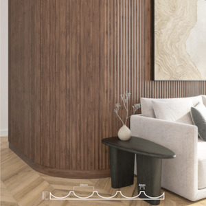 Profile Flex: Linear Flex - Waved - Black Walnut - PREORDER