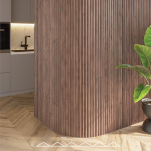 Profile Flex: Linear Flex - Peaks - Black Walnut