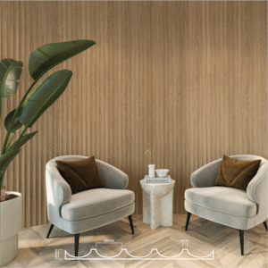 Linear Flex - Waved - White Oak - PREORDER