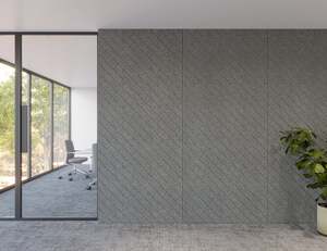 Frontpage: Acoustic Polyester Panel - Teal Grey