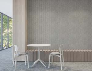 Frontpage: Acoustic Polyester Panel - Light Grey