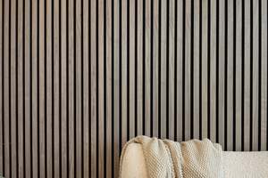 Slat Interior Premium Acoustic Panelling - Black Walnut