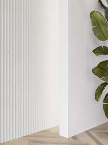 Crete - Waved - White