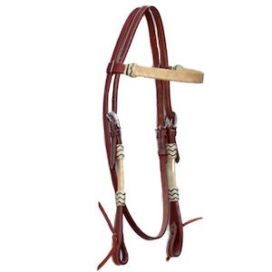 Barcoo Bridles: Rawhide Knotted Western Bridle