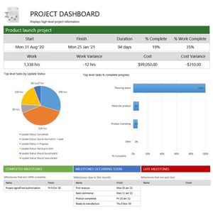 Products: Project Intelligence Template for Microsoft Project