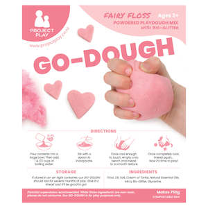 GO-DOUGH <br> Powdered Playdough Mix <br> Fairy Floss
