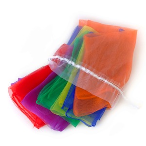 Playgroups Ece Services: ORGANZA SCARVES - RAINBOW