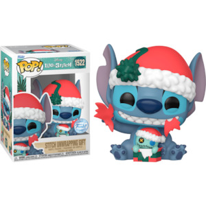 Disney: Lilo & Stitch - Stitch Unwrapping Gift Pop! Vinyl