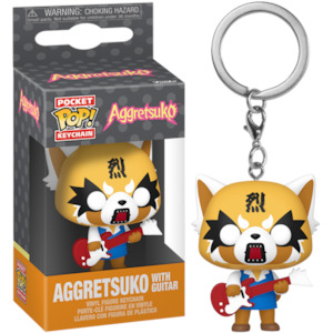 Aggretsuko - Aggretsuko with Guitar Pop! Keychain
