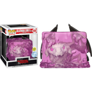 Game: Dungeons & Dragons - Gelatinous Cube with Dracolich US Exclusive Glow Pop! Deluxe