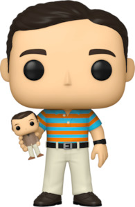 Chases: 40 Year Old Virgin - Andy with Oscar Goldman Doll  Pop! Vinyl
