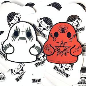 Tiny Ghost (Black Metal & Reverse Death Cult) LE 350 Sticker Pack