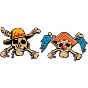 One Piece (2023) - Luffy & Buggy Set of 2 Pins