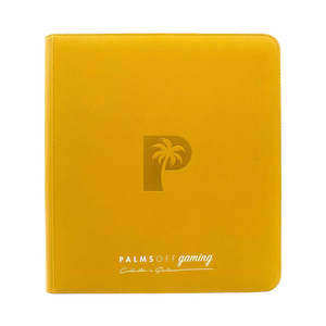 In Stock Items: Palms Off Collector’s Series Top Loader Zip Binder – Yellow