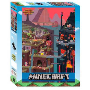 Board Games: Puzzle – Minecraft World Red (1000pc)