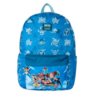 Loungefly: One Piece - All-Over Print Nylon Full-Size Backpack