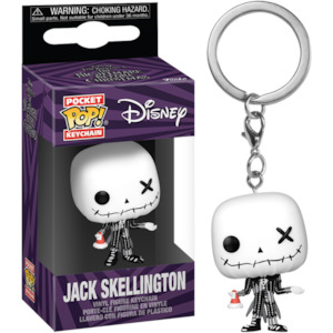 Pocket Pop: The Nightmare Before Christmas - Jack Patchwork Pop! Keychain