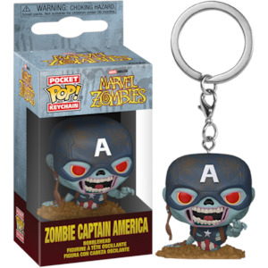 Marvel: Zombies - Zombie Captain America Pop! Keychain