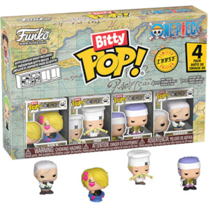 One Piece - Sanji Bitty Pop! 4-Pack