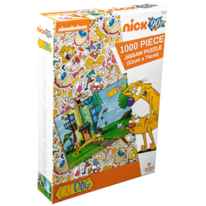 Puzzles: CatDog - Yard 1000 piece Jigsaw Puzzle