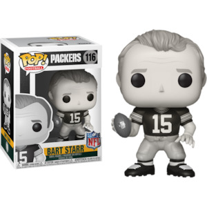 Winter Wipeout Sale: NFL: Legends - Bart Starr Black & White Pop! Vinyl