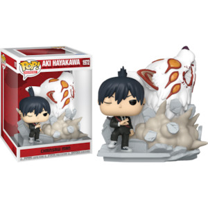 Winter Wipeout Sale: Chainsaw Man - Aki with Fox Devil Pop! Vinyl Moment