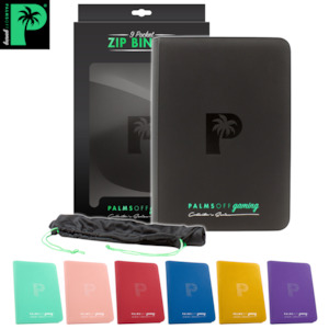 Palms Off Collector’s Series 9 Pocket Zip Binder